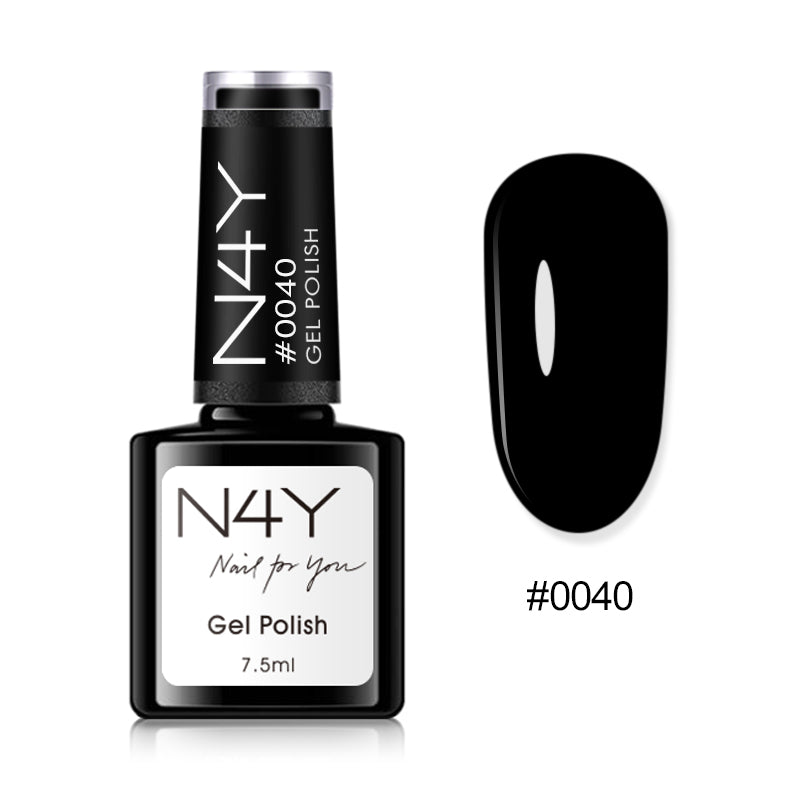 N4Y Gel Polish Black