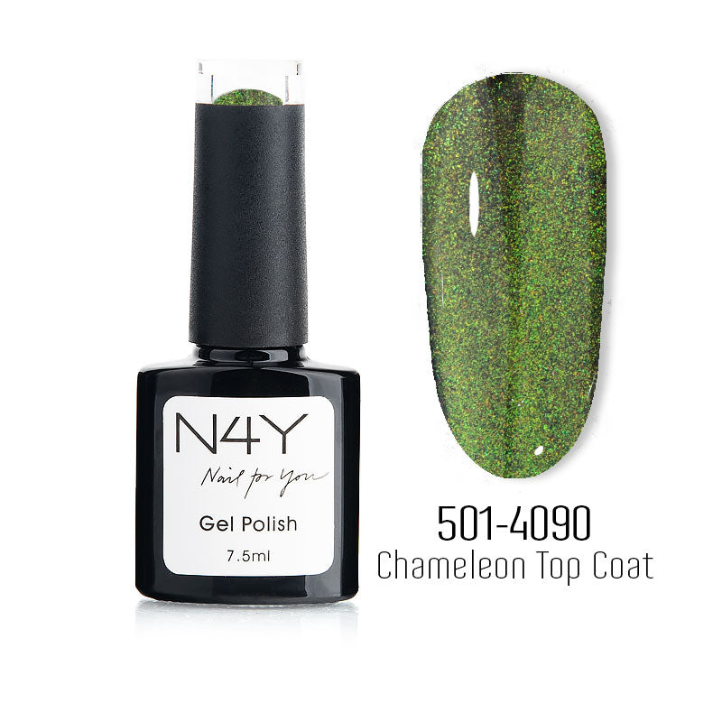N4Y Top Coat Green Chameleon