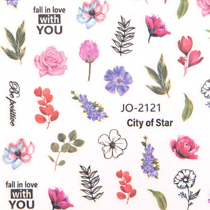 Nail Stickers 3 Pcs #jo-2121