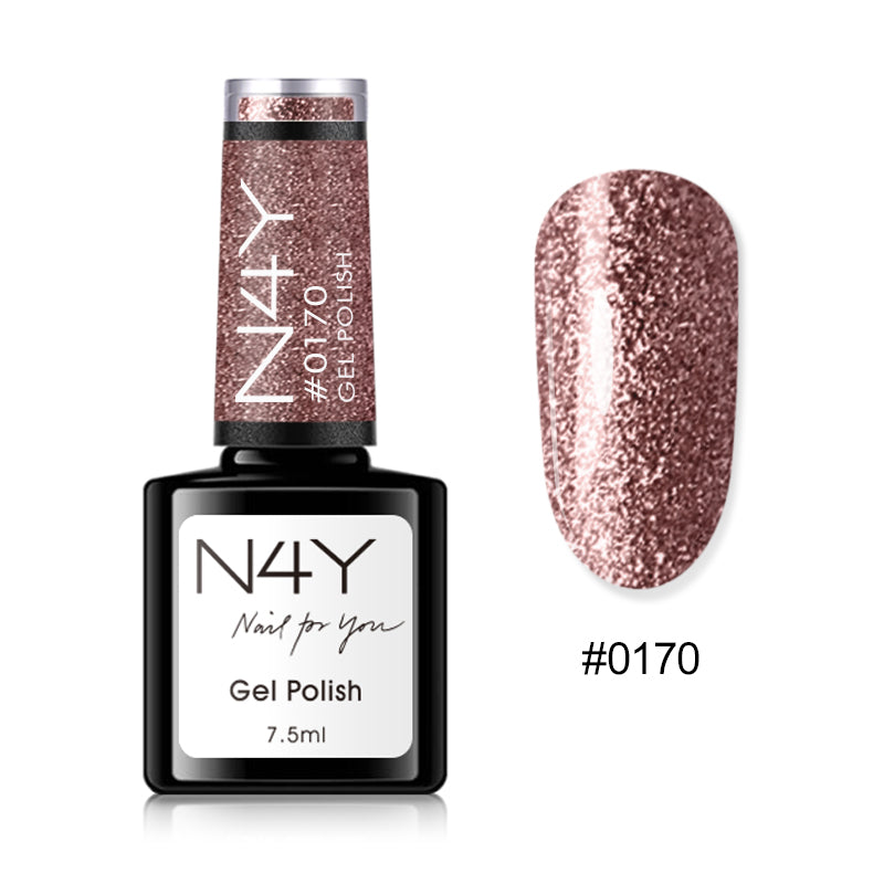 N4Y Gel Polish Crystal Rose Peach