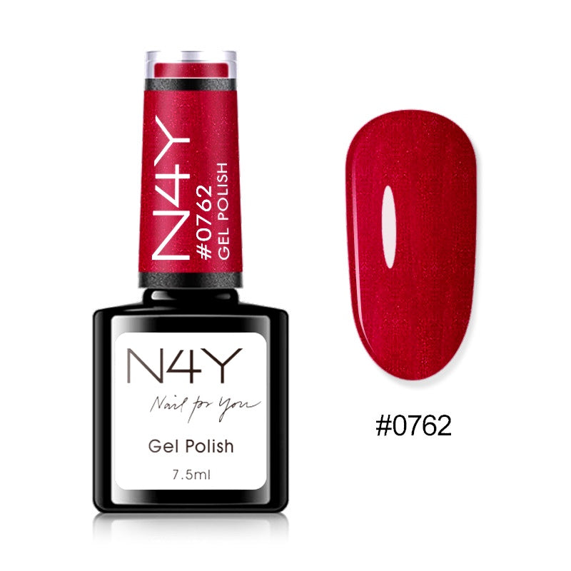 N4Y Gel Polish Red Metallic