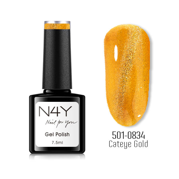 N4Y Gel Polish Cateye Gold