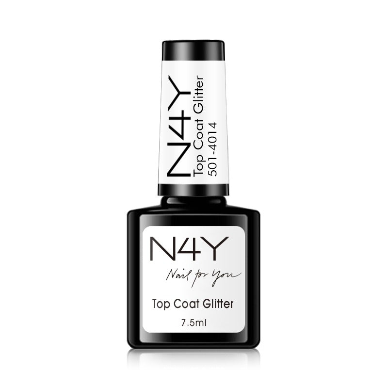 N4Y No-Wipe Top Coat Glitter