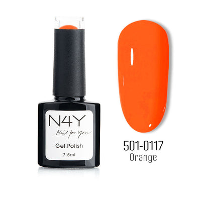 N4Y Gel Polish Neon Orange