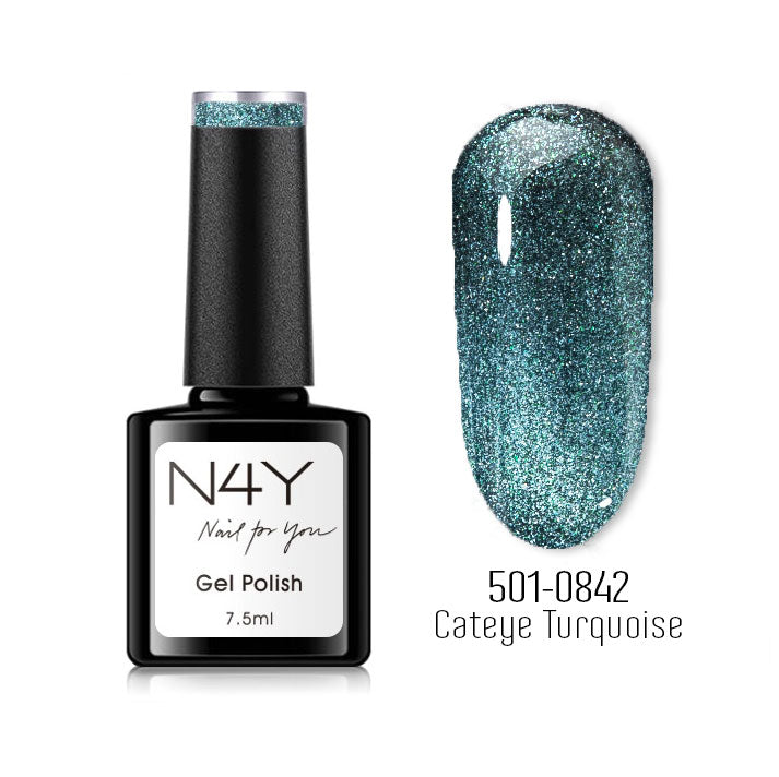 N4Y Gel Polish Cateye Turquoise