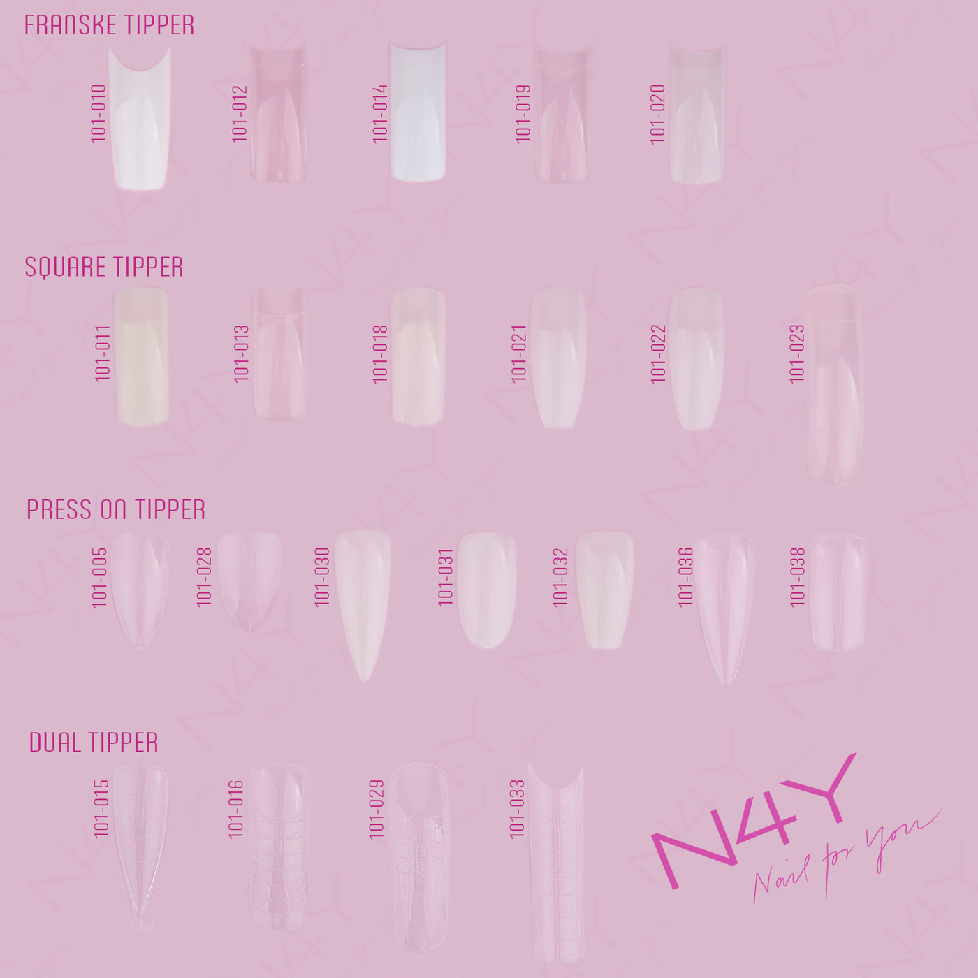 N4Y French Tips - White Deep Smile