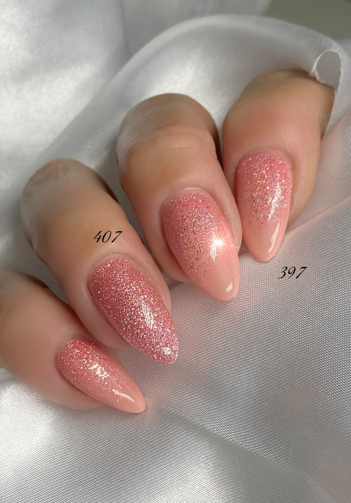 N4Y Gel Polish Glitter Pink Rose
