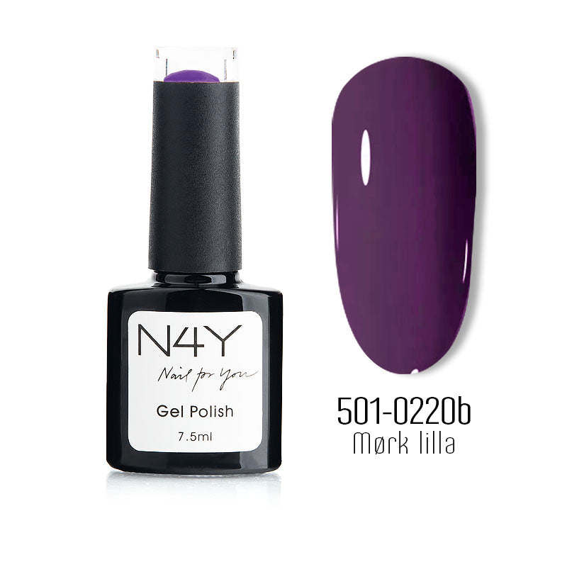 N4Y Gel Polish Purple Dark