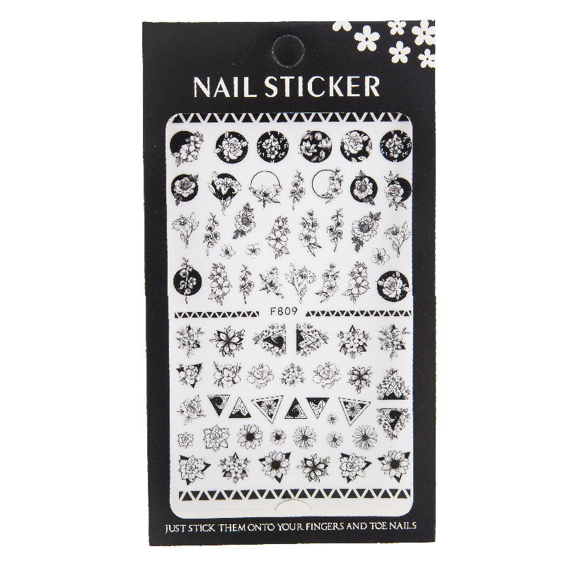 Nail Stickers Flowers #007