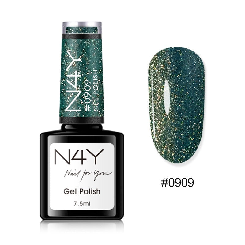 N4Y Gel Polish Petrolium Glitter