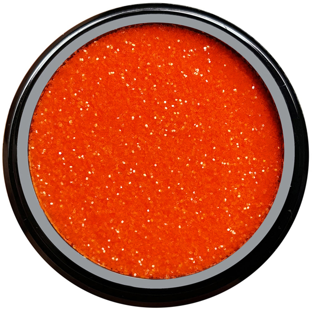 Sugar Neon Orange Glitter