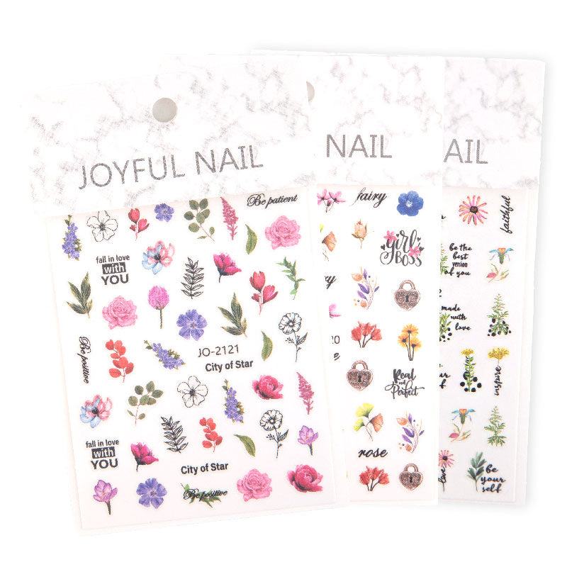 Nail Stickers 3 Pcs #jo-2121