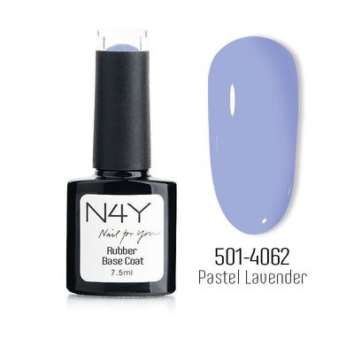 N4Y Rubber Base Coat Pastel Lavender