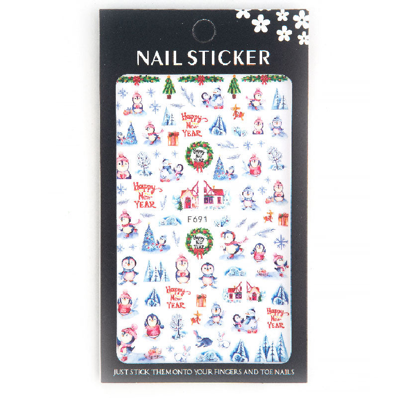 Nail Stickers Christmas Bundle #003